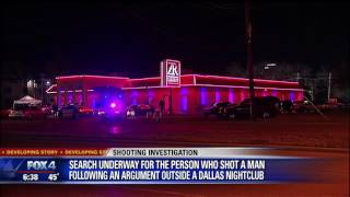 Police: Man shot outside Dallas nightclub