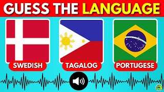 Guess The Language By Voice  LANGUAGE QUIZ
