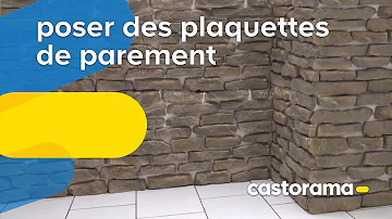 Comment poser une plaquette de parement ?