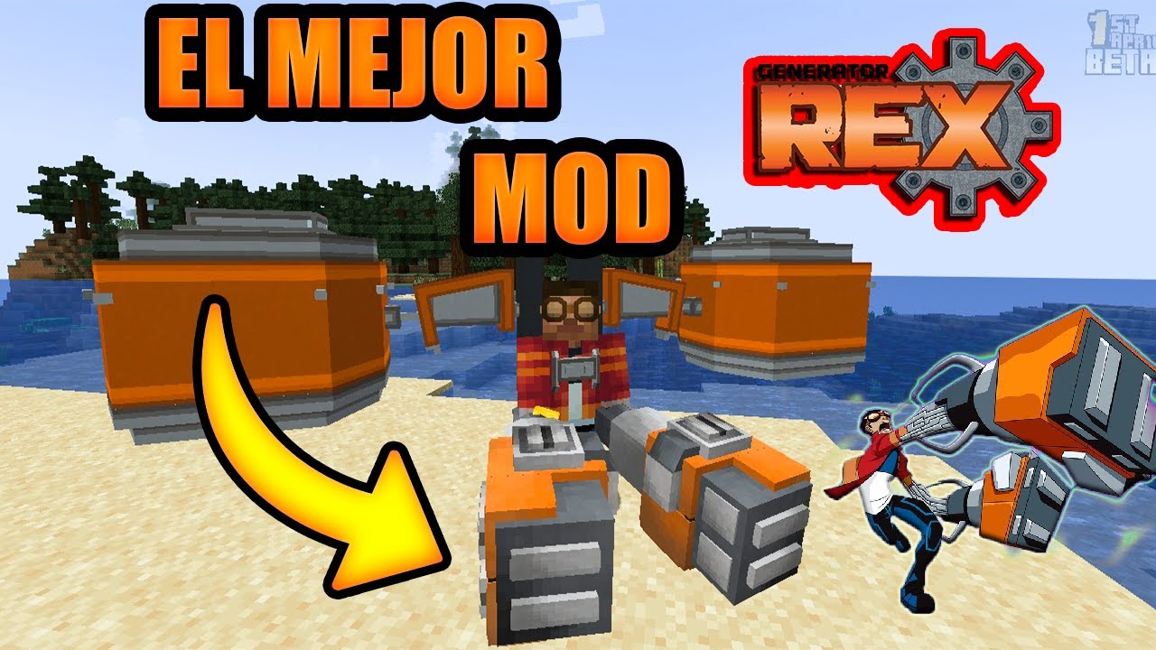 ESTE MOD DE GENERATOR REX!!! ES INCREÍBLE (MOD MINECRAFT - 1.19.3 ...