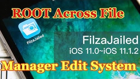 How to install Filzajailed File Explorer Manager System on iOS 11 Filza Get ROOT Access FREE