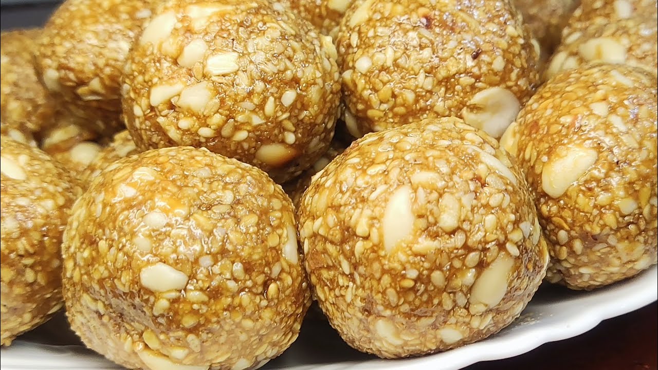 तिल,गुड़ और मुंगफली के लड्डू कैसेबनाएं/easy til,gud and peanut laddu