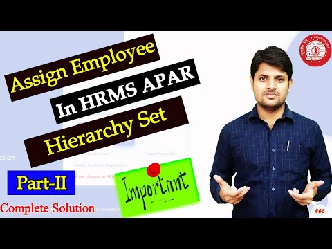 How to Assign in Hierarchy Set in for HRMS e-APAR | Mapping of Employees | By Ravi Jorwal