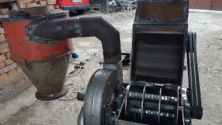 DIY HAMMER MILL MACHINE WITH CYCLONE