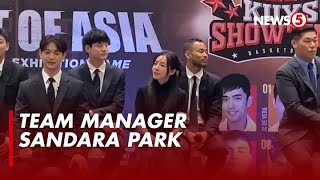 Sandara Park, team manager of Team Korea's Rising Eagles