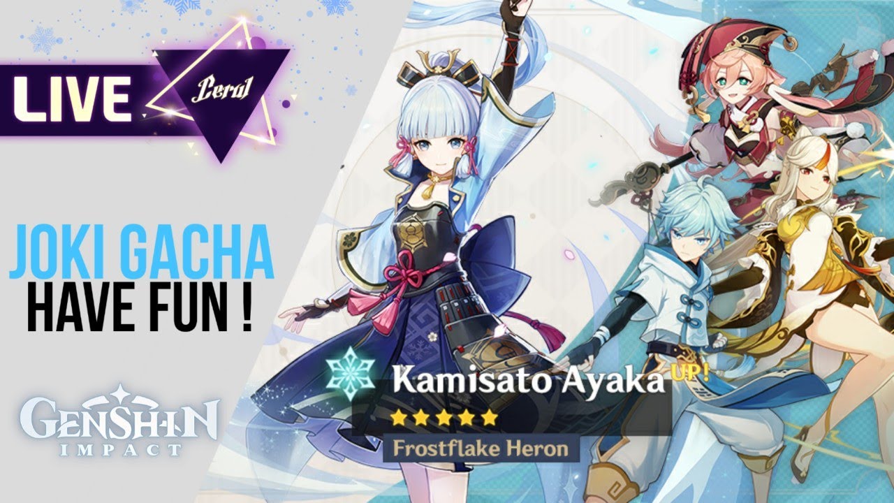 Gacha Ayaka Bareng Disini Kuy Genshin Impact Livestream Youtube