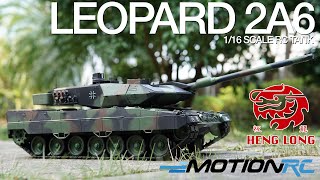 Leopard 2A6 - Радиоуправляемый танк Heng Long TK6.0 - Обзор Motion RC