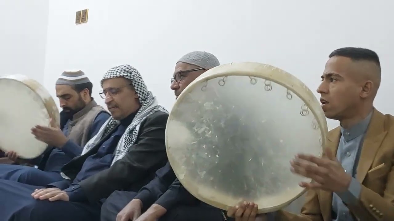 جلسة ذكر مباركة بحضور احباب الشيخ حاتم الرفاعي حفظه الله ورعاة مع المنشد الشيخ إبراهيم المنصوري 