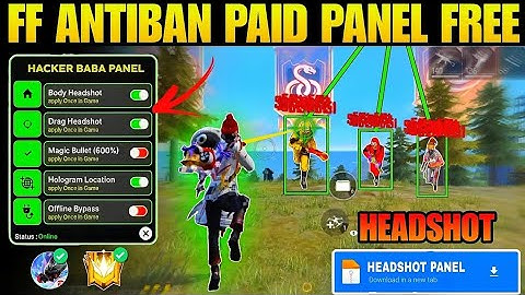 Ob51 Update 🎯  Free Fire Max Panel Injector Hack ✅ Rank Working Auto Headshot Panel Injector Safe