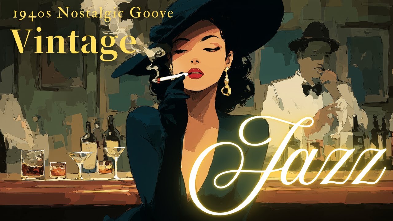 1940s Vintage Jazz - Nostalgic Groove for Relax, Study, Work - Simply Jazz.🎷