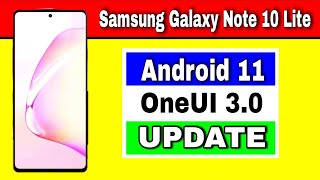 Samsung Galaxy Note 10 Lite gets Android 11 based OneUI 3.0 Update screenshot 3