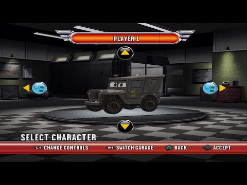 Cars Race-O-Rama PS2 - Sarge Gameplay (PCSX2)