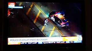 L.A.P.D. LOS ANGELES CAR CHASE ENDS IN 3 CAR COLLISION....FEB 1 2019 by Petros chronis 284 views 5 years ago 3 minutes, 24 seconds
