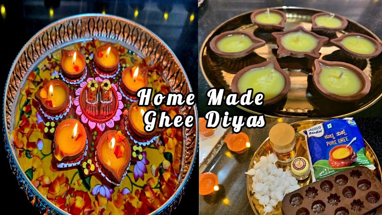 ಮನೆಯಲ್ಲೇ ಸರಳವಾಗಿ ತುಪ್ಪದ ದೀಪ ತಯಾರಿಸುವ ಸರಿಯಾದ ವಿಧಾನ l Home Made Ghee Diyas l Ghee Diyas