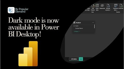 Dark mode is now available in Power BI Desktop | How to Enable Dark Mode in Power BI Desktop |