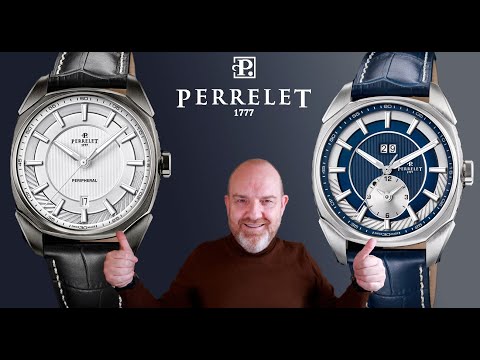 Perrelet Lab Peripheral 3 agujas y fecha y GMT