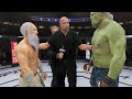 Old Bruce Lee vs. Old Hulk - EA Sports UFC 4 - Crazy UFC 👊🤪🐲