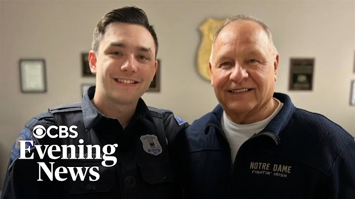 Man who followed in the footsteps of officer who rescued him has life update