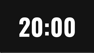 20 minutes Timer Countdown