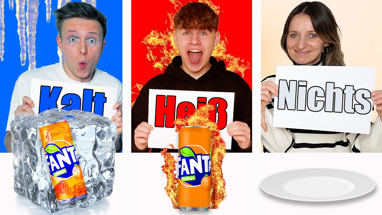 KALT🥶, HEIß🔥 oder NICHTS ❌ Challenge für 1 TAG 🤣 TipTapTube