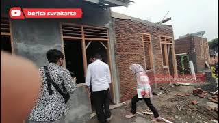 Gibran Susuri Kampung di Semanggi & Mojo  Cek Pembangunan Rumah Tipe 36 Program Penataan Permukiman
