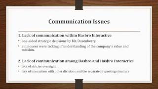 Hasbro Interactive Case Study