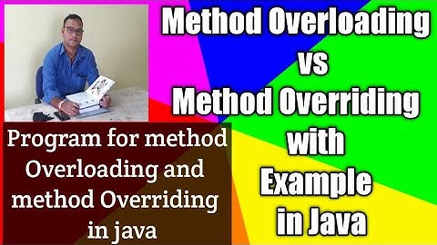 What is method overloading vs method overriding with example in hindi