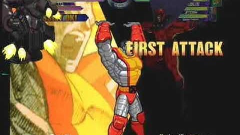 MvC2: Magneto combos throw vs Colossus [after Rollback] .:12.6.19:.