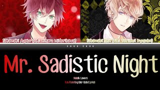 Diabolik Lovers (ディアボリックラヴァーズ) - (Ayato & Shu) Mr. Sadistic Night Color Coded Lyrics Resimi