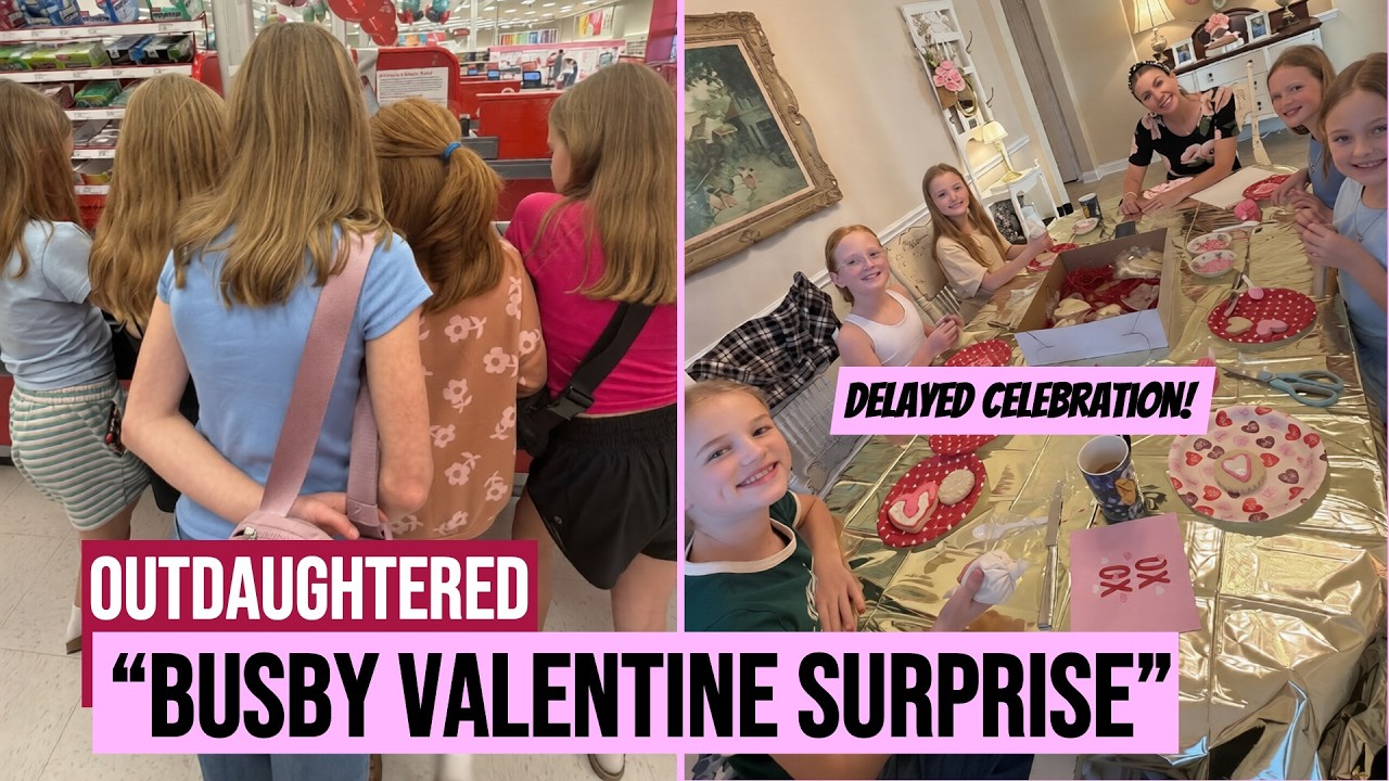 Сюрприз на День святого Валентина от семьи Басби: милые поделки, запоздалый день рождения и слезы...