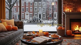 WINTER JAZZ EVENING VIBES | SOFT JAZZ FOR COLD SUNSETS | RELAX ❄️🌇