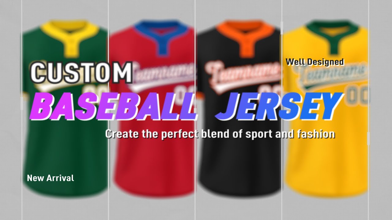 KXK Custom Authentic TwoButton Baseball Jersey YouTube