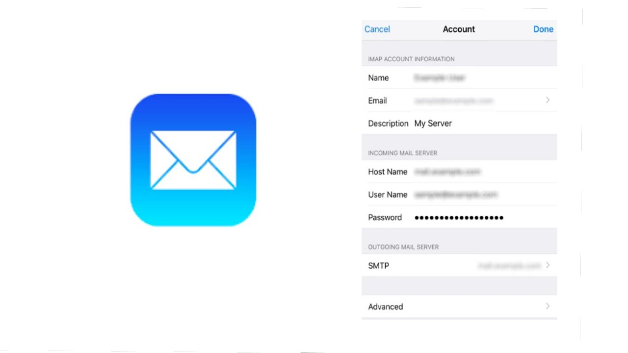 how do i find email password on my iphone