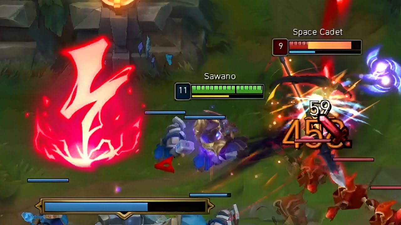 정신나간 데미지 