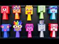 4:15 Minutes Satisfying with Full of 10 Big Rainbow Numberblocks Sprunki : NEW Numberblocks