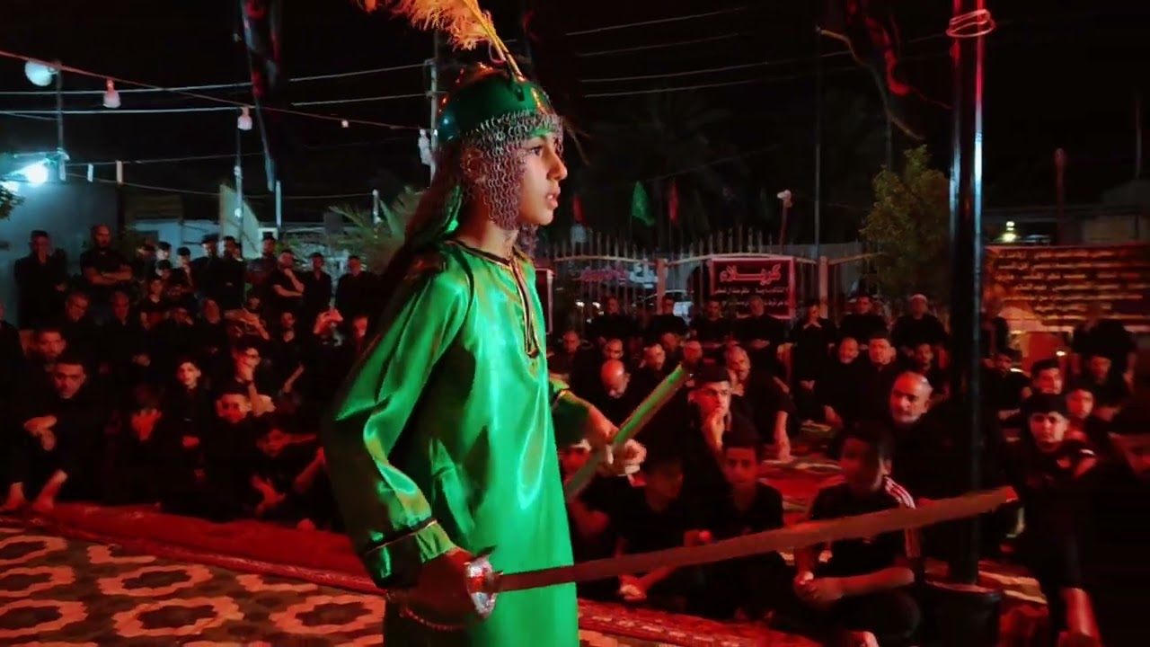 تشابيه استشهاد مولانا القاسم بن الأمام الحسن المجتبى ع موكب الأمام الحسن المجتبى ع المزيدية 1447 هـ