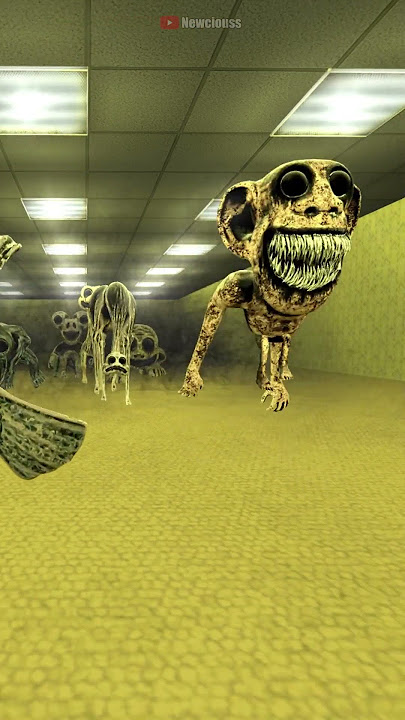 zoonomaly monsters race in backrooms #zoonomaly