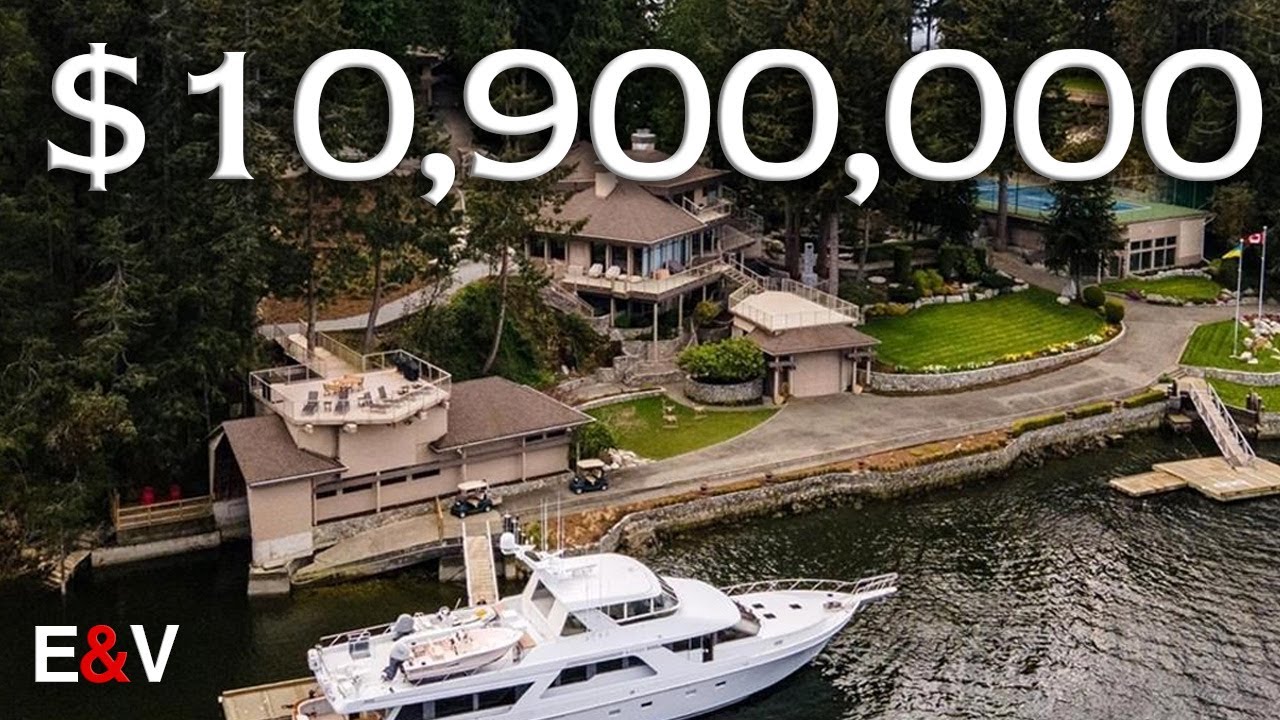 Внутри этого дома стоимостью 10 900 000 долларов на берегу океана в Центральном Сааниче