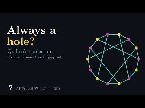 Always a Hole? AI Claims Quillen’s Conjecture for Every Finite Group and Prime