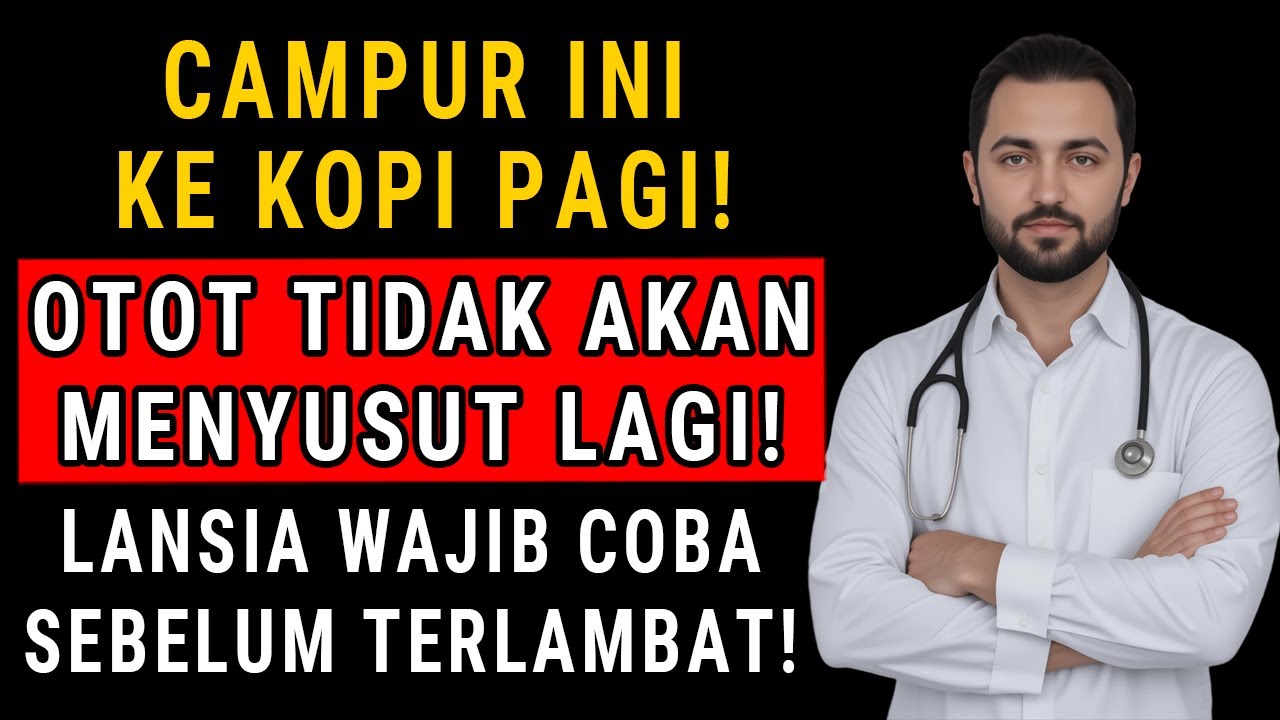 LANSIA! Tambahkan INI ke Kopi Anda untuk HENTIKAN Kehilangan Otot & LAWAN SARKOPENIA dengan Cepat