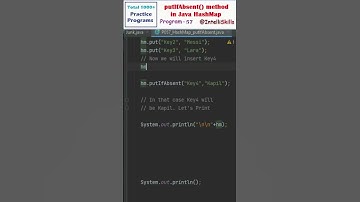 [Java HashMap] Have you used putIfAbsent method? #Shorts #java #coding #trending