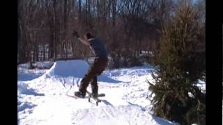 Backyard Snowboarding Jibbs (EZ).avi