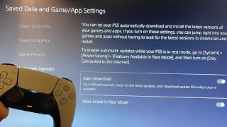 PS5: How to Turn on Automatic Downloads & Updates Tutorial! (For Beginners) screenshot 1