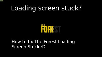How to fix loading screen stuck at E (The Forest) #theforest