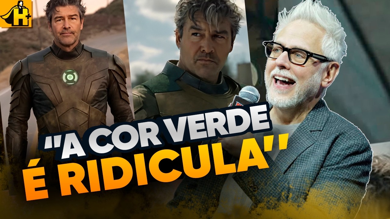 PRODUÇÃO DE 'LANTERNAS' ACHA COR VERDE RIDICULA DOS HERÓIS