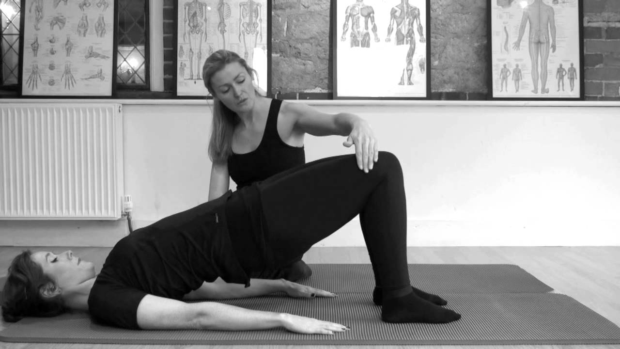 Pilates - The Bridge breathing exercise