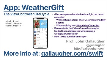 Ch. 6.18 Understanding and Managing Differences in the ViewController LifeCycle