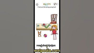 BRAIN OUT Level 171 FIND OUT THE PING PONG BALL