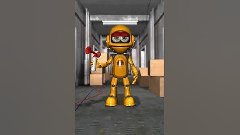 dancing and talking Robby the robot