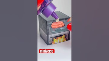 Make a Mini MINECRAFT “Porkchop” ✨ #miniverse #makeitmini #satisfying #miniature #shorts
